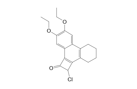 2-Chloranyl-8,9-diethoxy-3,4,5,6-tetrahydro-2H-cyclobuta[l]phenanthren-1-one