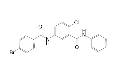 5-[(4-bromobenzoyl)amino]-2-chloro-N-phenylbenzamide