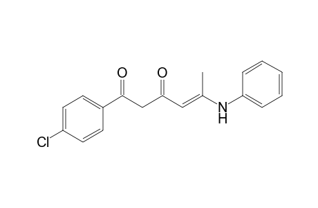 5-Anilino-1-(4-chlorophenyl)hex-4-ene-1,3-dione