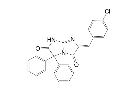 2-(4'-chlorobenzylidene0-5,5-diphenyl-2,3,5,6-tetrahydroimidazo[2,1-b]imidazoline-3,6-dione