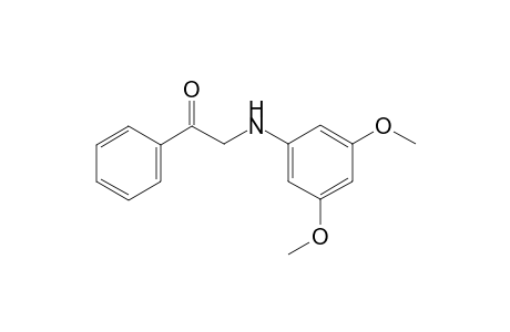 2-[(3,5-Dimethoxyphenyl)amino]-1-phenylethanone