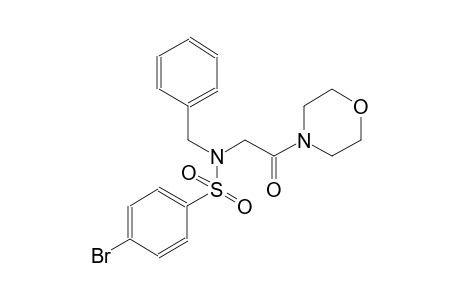 benzenesulfonamide, 4-bromo-N-[2-(4-morpholinyl)-2-oxoethyl]-N-(phenylmethyl)-