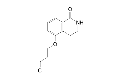 5-(3-chloranylpropoxy)-3,4-dihydro-2H-isoquinolin-1-one