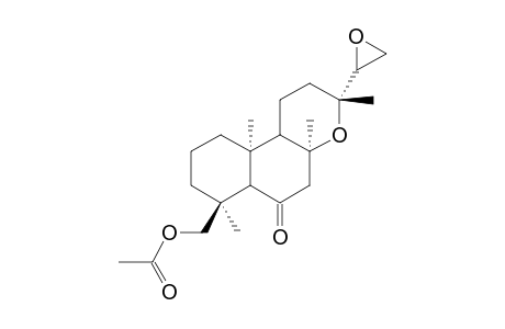 (13R)-ENT-18-ACETOXY-6-OXO-8-ALPHA,13;14-XI,15-DIEPOXYLABDANE