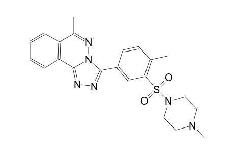 6-methyl-3-{4-methyl-3-[(4-methyl-1-piperazinyl)sulfonyl]phenyl}[1,2,4]triazolo[3,4-a]phthalazine