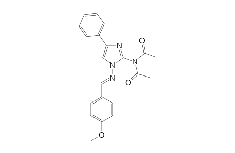 N-Acetyl-N-[4'-phenyl-1'-(p-methoxyphenylmethylene)amino]-1H-imidazol-2'-yl}-acetamide