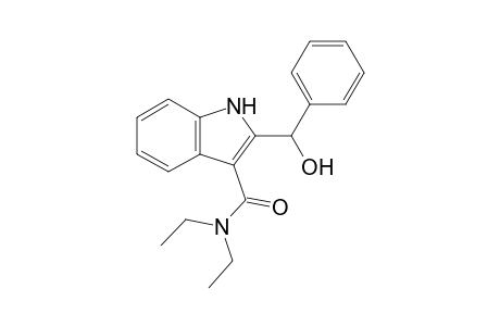 N,N-Diethyl-2-(1'-hydroxy-1-phenylmethyl)indole-3-carboxamide