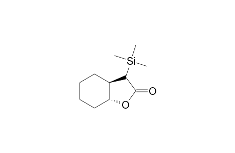 TRANS-HEXAHYDRO-3-TRIMETHYLSILYL-2(3H)-BENZOFURANONE;MAJOR-ISOMER