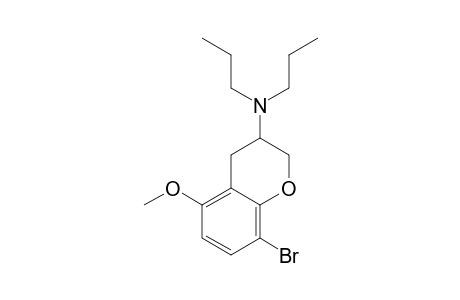 5-Methoxy-8-bromo-3-(dipropylamino)chroman