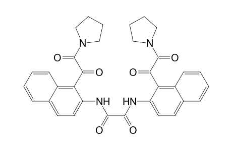 Ethanediamide, N,N'-bis[1-(oxo-1-pyrrolidinylacetyl)-2-naphthalenyl]-