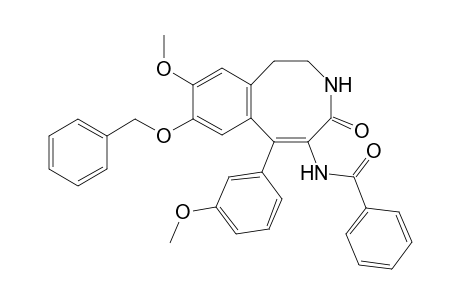 5-Amido-6-(3'-methoxylphenyl)-8-benzyloxy-9-methoxy-1,2-dihydrobenzo[d]azocin-4-one