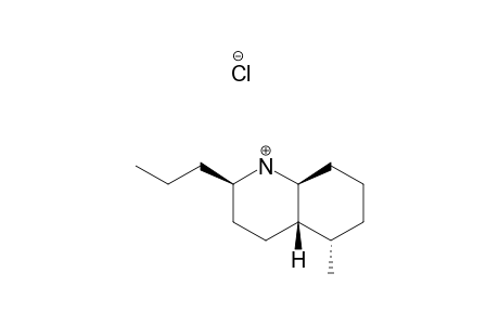 (2S,4AR,5R,8AR)-2-PROPYL-5-METHYL-DECAHYDROQUINOLINE-HYDROCHLORIDE;TRANS-4A-EPI-PUMILIOTOXIN-C