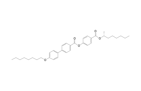 (R)-4-[(1-Methylheptyloxy)carbonyl]phenyl 4'-octyloxy-4-biphenylcarboxylate