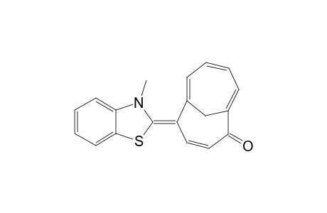 10-(3-methyl-2,3-dihydrobenzothiazol-2-ylidene)bicyclo[4.4.1]undeca-1,3,5,8-tetraen-7-one