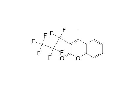 3-heptafluoropropyl-4-methylcoumarin