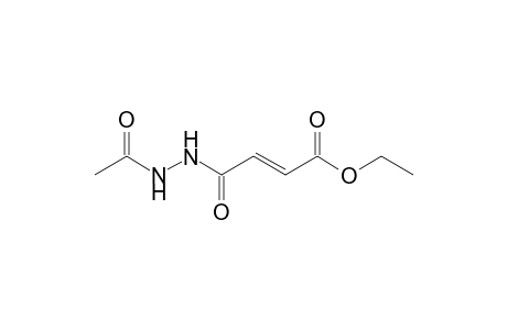 (E)-4-(acetylhydrazo)-4-oxo-2-butenoic acid ethyl ester