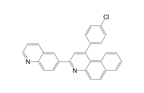 1-(p-chlorophenyl)-3-(6-quinolyl)benzo[f]quinoline