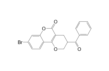 3-Benzoyl-8-bromo-3,4-dihydro-2H,5H-1-benzopyrano[4,3-b]pyran-5-one
