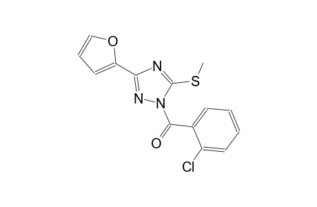 1H-1,2,4-triazole, 1-(2-chlorobenzoyl)-3-(2-furanyl)-5-(methylthio)-