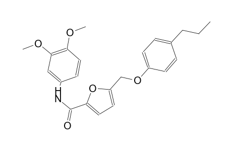 N-(3,4-dimethoxyphenyl)-5-[(4-propylphenoxy)methyl]-2-furamide