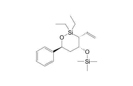 [(3R,4R,6S)-3-ethenyl-2,2-diethyl-6-phenyloxasilinan-4-yl]oxy-trimethylsilane