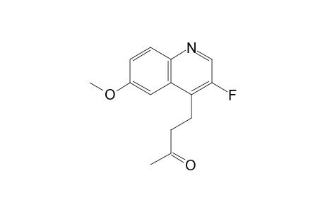 4-(3-fluoro-6-methoxyquinolin-4-yl)butan-2-one