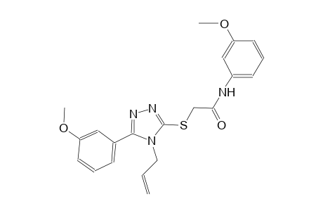2-{[4-allyl-5-(3-methoxyphenyl)-4H-1,2,4-triazol-3-yl]sulfanyl}-N-(3-methoxyphenyl)acetamide