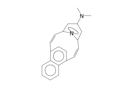 [2](1,4)Naphthaleno[2](2,6)pyridinophane-1,11-diene, 17-(dimethylamino)-