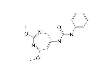 1-(2,4-DIMETHOXY-7H-1,3-DIAZEPIN-6-YL)-3-PHENYL-UREA