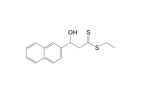Ethyl 3-hydroxy-3-(2-naphthyl)propanedithioate