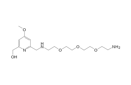 2-[N-(11-Amino-3,6,9-trioxaundecyl)aminomethyl]-6-hydroxymthyl-4-methoxypyridine