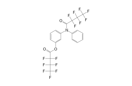 3-Hydroxydiphenylamine, N,o-bis(heptafluorobutyryl)-