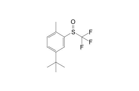 4-(tert-Butyl)-1-methyl-2-[(trifluoromethyl)sulfinyl]benzene