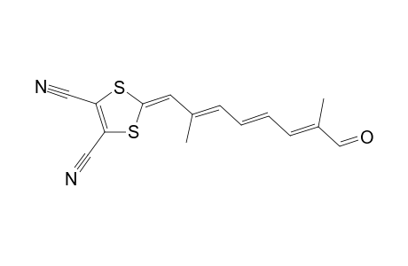 2-(2',7-dimethyl-8'-oxoocta-2',4',6'-trienylidene)-1,3-dithiol-4,5-dicarbonitrile