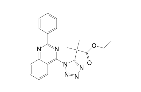 Ethyl 2-methyl-2-[1-(2-phenylquinazolin-4-yl)-1,2,3,4-tetrazol-5-yl]propanoate