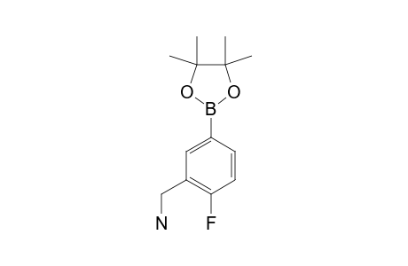 [2-FLUORO-5-(4,4,5,5-TETRAMETHYL-1,3,2-DIOXABOROLAN-2-YL)-PHENYL]-METHANAMINE
