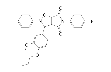 5-(4-fluorophenyl)-3-(3-methoxy-4-propoxyphenyl)-2-phenyldihydro-2H-pyrrolo[3,4-d]isoxazole-4,6(3H,5H)-dione