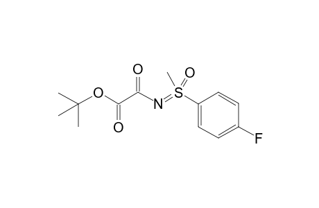 tert-Butyl 2-{[(4-fluorophenyl)(methyl)(oxo)-lamda6-sulfaneylidene]amino}-2-oxoacetate