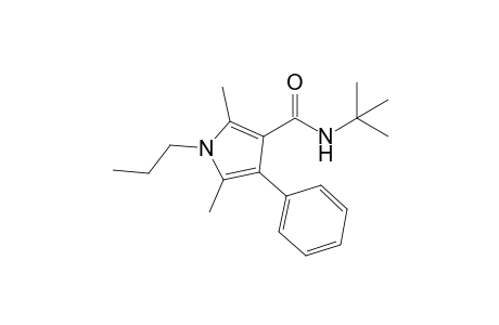 2,5-Dimethyl-4-phenyl-N3-t-butyl-1-propyl-1H-pyrrole-3-carboxamide