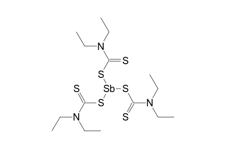 Tris(N,N-diethylthiocarbamoylthio)antimony