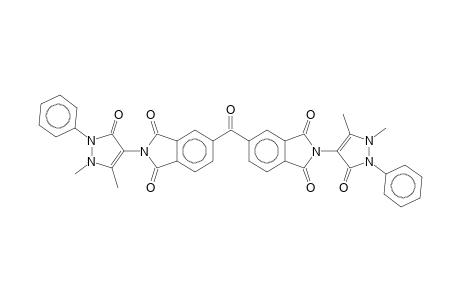 4,4'-Carbonylbis[N-(2,3-dimethyl-5-oxo-1-phenyl-3-pyrazolin-4-yl)phthalimide]