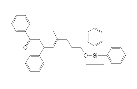 (E)-8-[(tert-Butyldiphenylsilyl)oxy]-5-methyl-1,3-diphenyl-4-octen-1-one