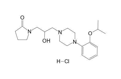 1-{2-Hydroxy-3-[4-(2-isopropoxyphenyl)piperazin-1-yl]-propyl}-pyrrolidin-2-one dihydrochloride