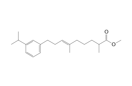 Methyl 2,6 - dimethyl - 9 - (3-isopropylphenyl) - 6 -nonen - oate