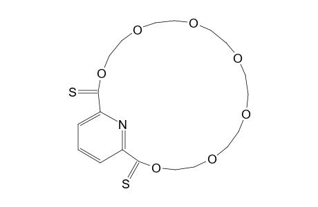 3,6,9,12,15,18,21-Heptaoxa-27-azabicyclo[21.3.1]heptacosa-1(27),23,25-triene-2,22-dithione