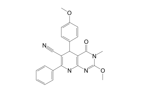 6-CYANO-2-METHOXY-5-(4-METHOXYPHENYL)-3-METHYL-7-PHENYL-5,8-DIHYDROPYRIDO-[2,3-D]-PYRIMIDIN-4(3H)-ONE