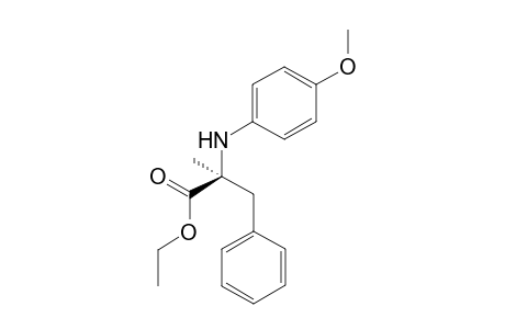 (R)-2-(4-Methoxy-phenylamino)-2-methyl-3-phenyl-propionic acid ethyl ester