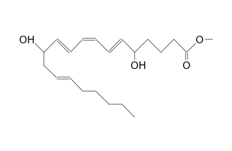 5,12-Dihydroxy-eicosa-6,8,10,14-tetraenoic acid, methyl ester