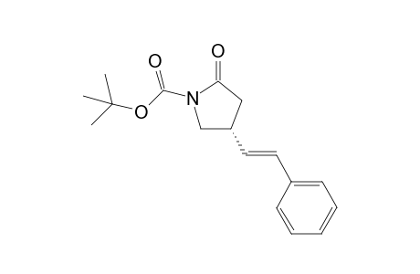 (R,E)-1-tert-butoxycarbonyl-4-(2-phenylvinyl)-2-pyrrolidone