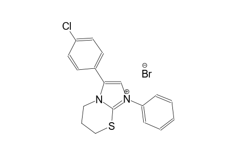 3-(4-chlorophenyl)-1-phenyl-6,7-dihydro-5H-imidazo[2,1-b][1,3]thiazin-1-ium bromide